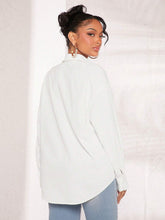 Solid Drop Shoulder Shirt